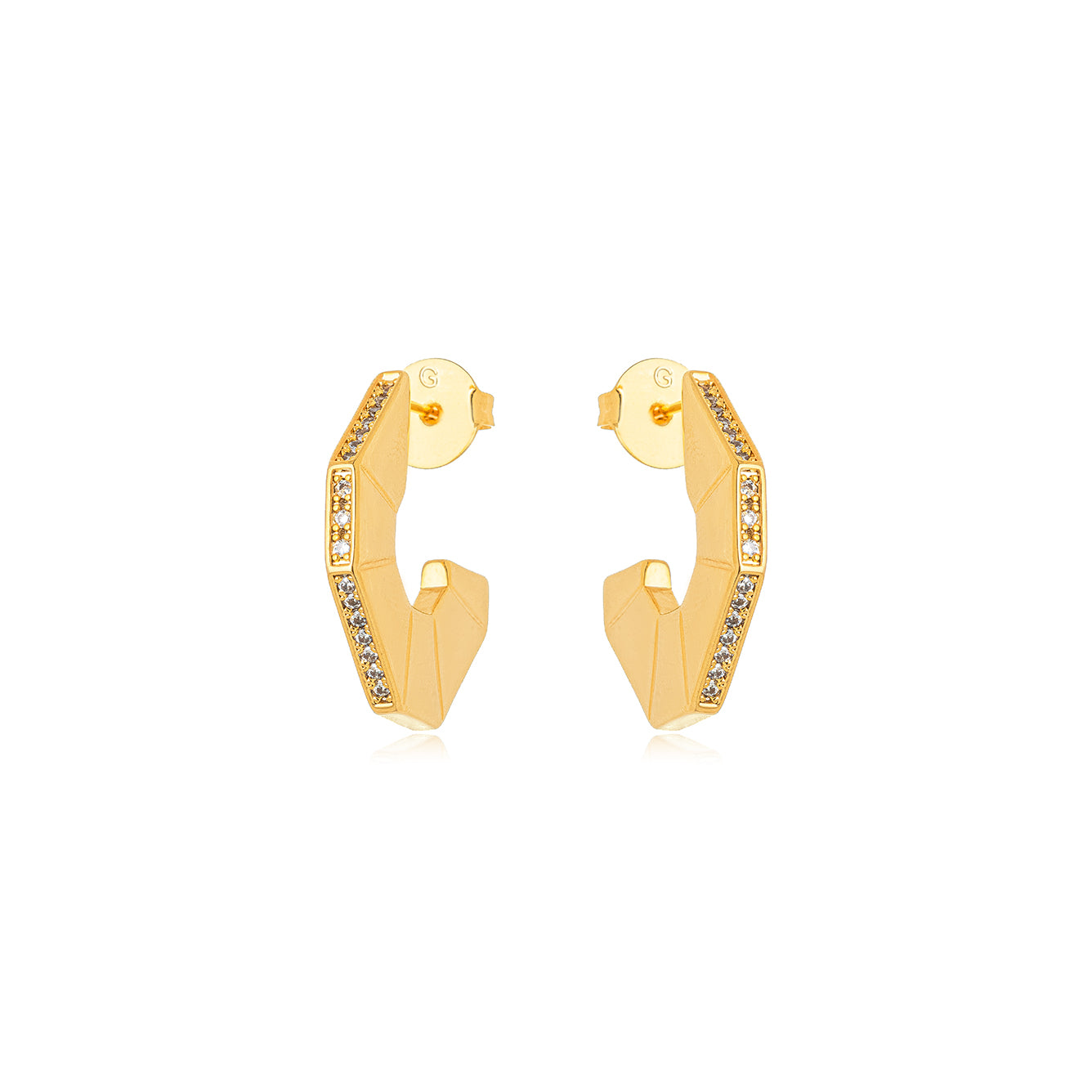 Brinco argola detalhada/hoops earrings