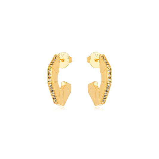 Brinco argola detalhada/hoops earrings